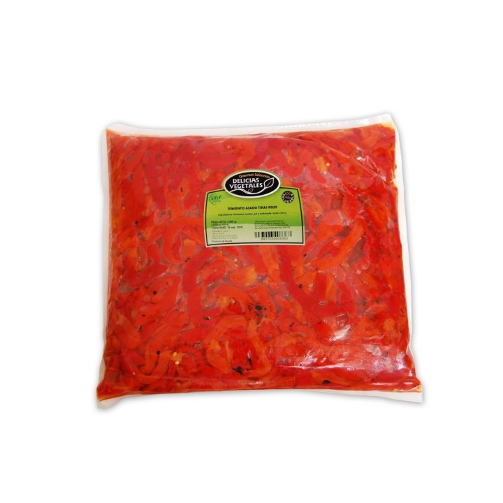Pimiento asado tiras 5kg extra